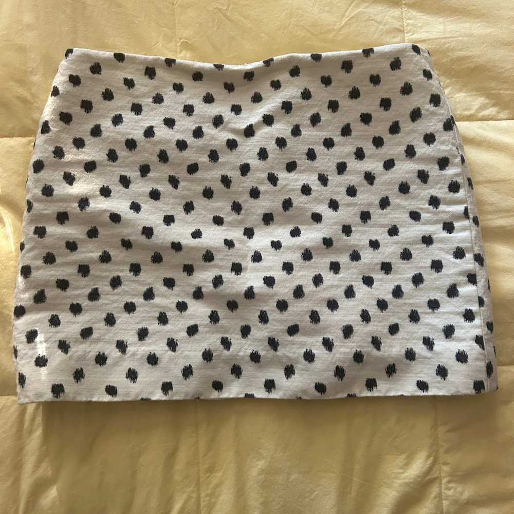 J. Crew Polka Dot mini skirt